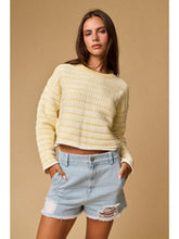 Load image into Gallery viewer, Reece Textured Stripe Knit Top