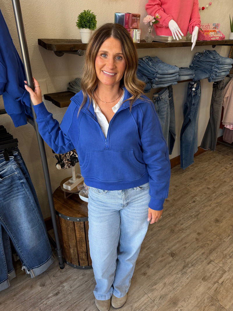 Lydia Funnel Zip Sweatshirt