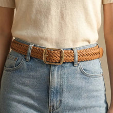 Load image into Gallery viewer, Levi Vegan Leather Braided Belt
