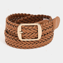 Load image into Gallery viewer, Levi Vegan Leather Braided Belt