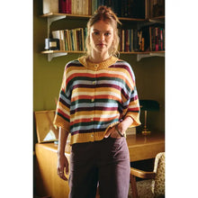 Load image into Gallery viewer, Kallie Button Down Stripe Cardi