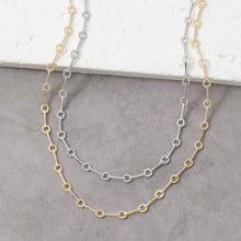Load image into Gallery viewer, Tami Bar &amp; Ring Chain Link Necklace