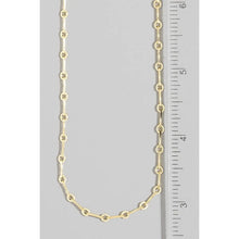 Load image into Gallery viewer, Tami Bar &amp; Ring Chain Link Necklace