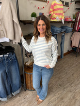 Load image into Gallery viewer, Lyla Blue Striped Sweater