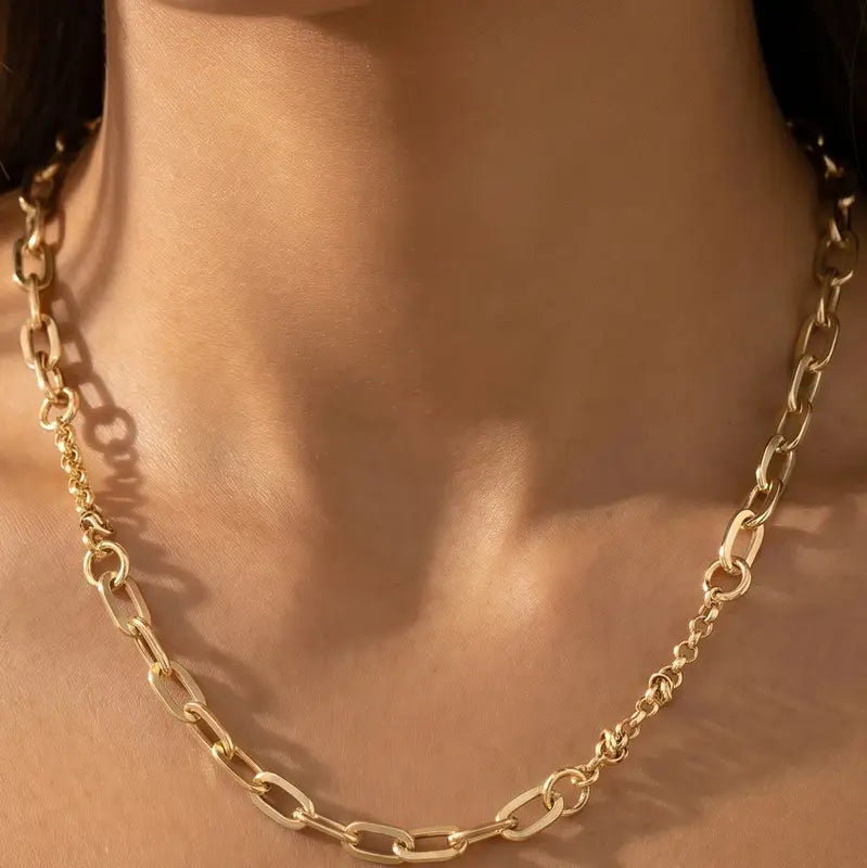 Meredith Mixed Chain Necklace