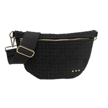 Load image into Gallery viewer, Westlyn Suede Woven Bum Bag