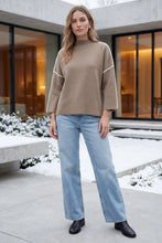 Load image into Gallery viewer, Annie Contrast Seam Sweater