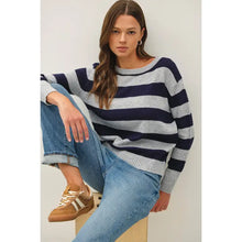 Load image into Gallery viewer, Georgia Angora Wide Striped Sweater