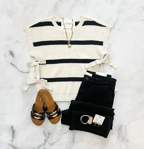 Jessi Side Tie Sweater