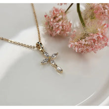 Load image into Gallery viewer, Callie Small Cross Necklace