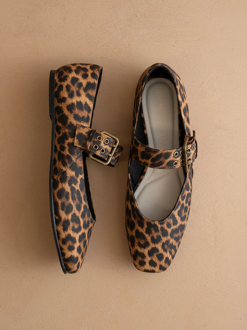 Wrenlee Leopard Ballet Flat