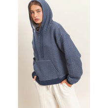 Load image into Gallery viewer, Valery Striped French Terry Hoodie