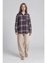 Load image into Gallery viewer, Jolie Plaid Boxy Button Down Shirt