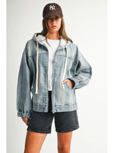 Load image into Gallery viewer, Cadence Mineral Wash Hoodie Jacket