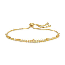 Load image into Gallery viewer, Amber Double Row Pulley Bracelet