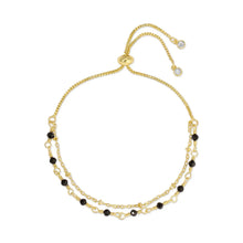 Load image into Gallery viewer, Traci Delicate Stone Pulley Bracelet