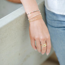 Load image into Gallery viewer, Gwen Heart Linked Pulley Bracelet