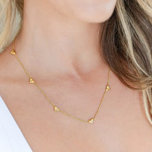 Load image into Gallery viewer, Daisy Multi-Heart Collar Necklace