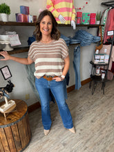 Load image into Gallery viewer, Sydney Multi-Striped Sweater Top