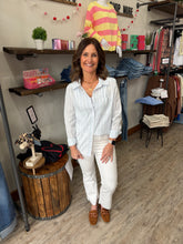 Load image into Gallery viewer, Cali Ivory Blue Top