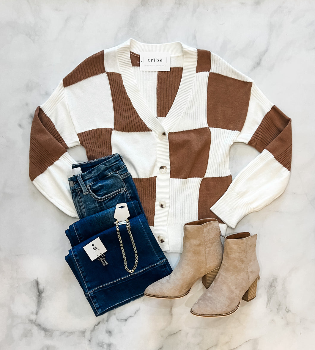 Emersyn Color Block Cardi