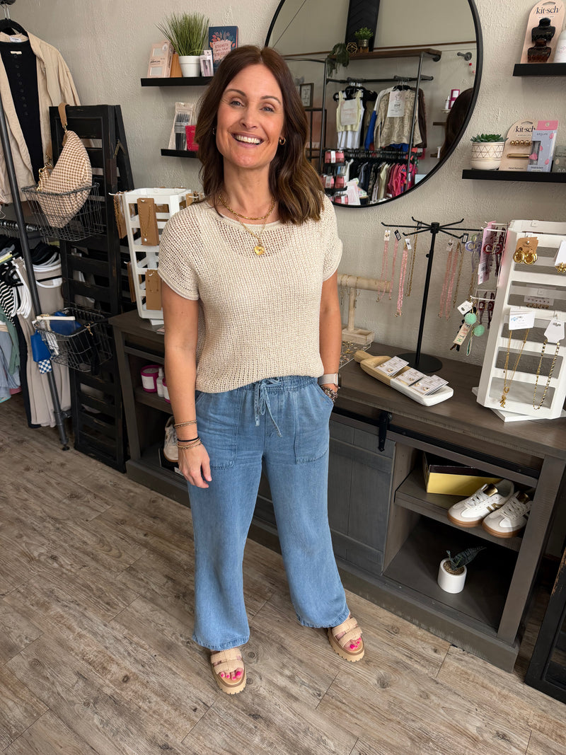 Gabby Drawstring Waist Pants