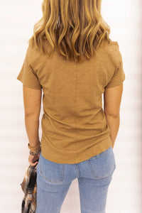 Lyla Garment Dyed Slub Tee