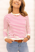 Load image into Gallery viewer, Annika Striped Crew Neck Sweater