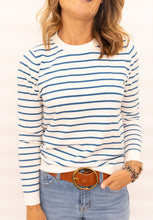 Load image into Gallery viewer, Annika Striped Crew Neck Sweater