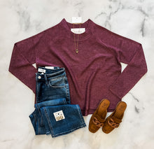 Load image into Gallery viewer, Dylan Raspberry Sweater