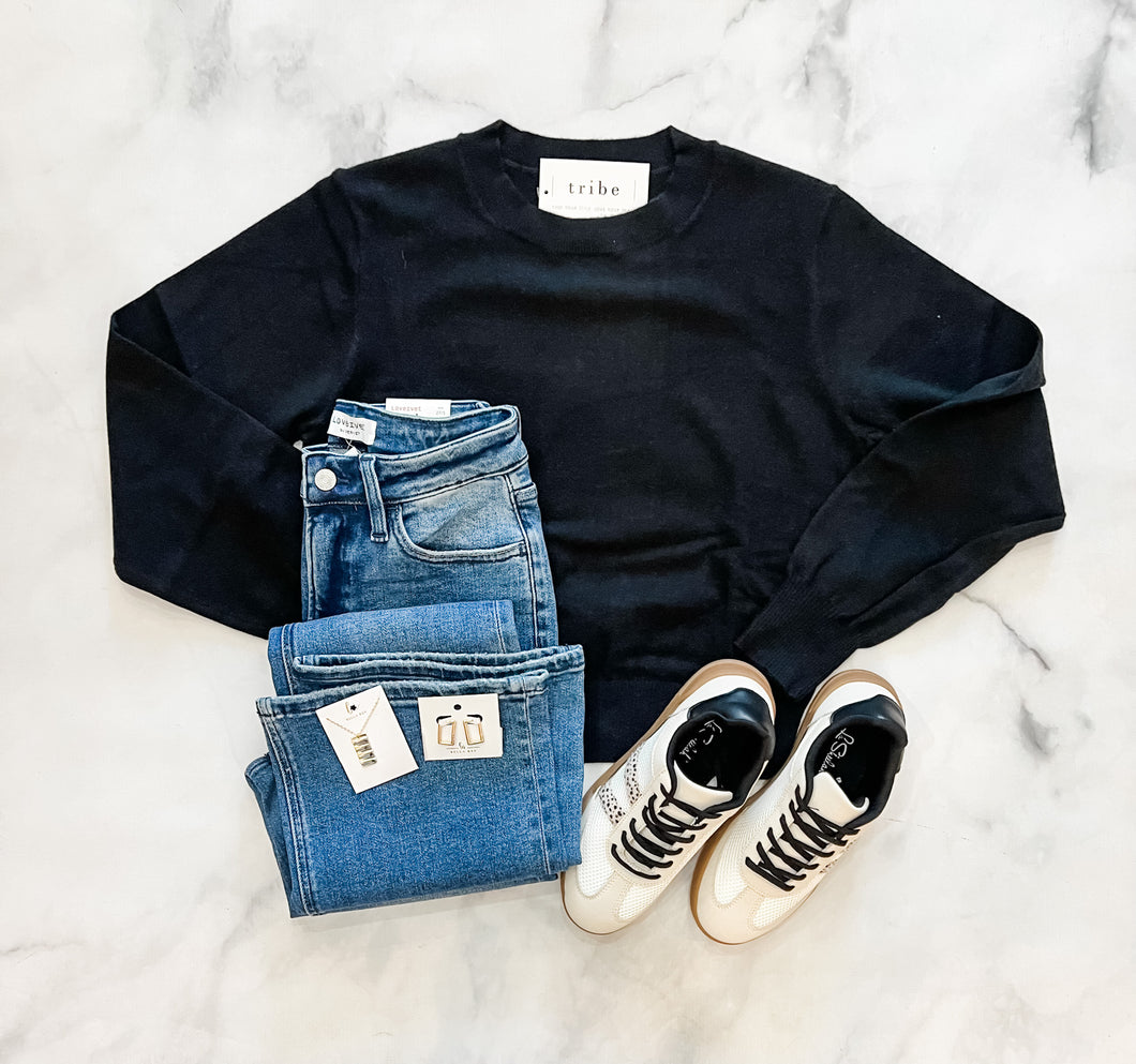 Kylie Solid Pullover Sweater