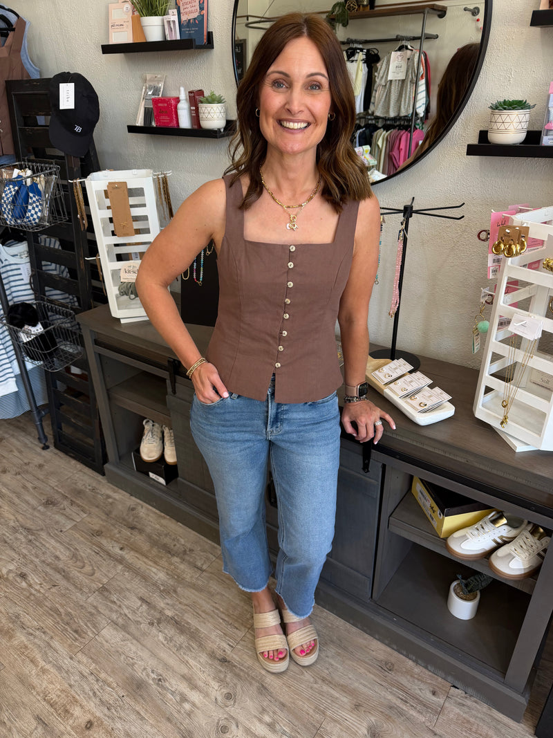 Taylor Square Neck Top