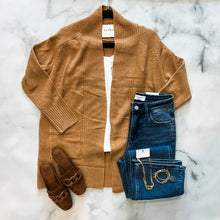 Load image into Gallery viewer, Juliet Camel Cozy Cardi