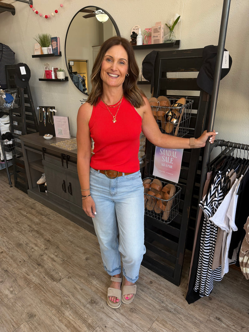 Lily Classic Ribbed Tank Top