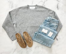 Load image into Gallery viewer, Rachel Ribbed Crew Neck Sweater