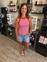Load image into Gallery viewer, Ellis Striped Halter Tank