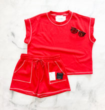 Load image into Gallery viewer, Micky Contrast Stitch Lounge Set