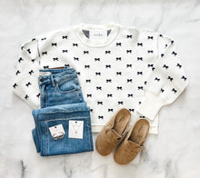 Load image into Gallery viewer, Christina Ribbon Jacquard Sweater