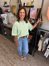 Load image into Gallery viewer, Viv Striped Relaxed Fit Knit Tee