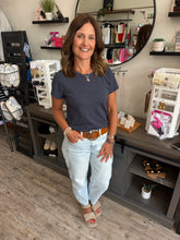 Load image into Gallery viewer, Tonya Basic Heathered Tee