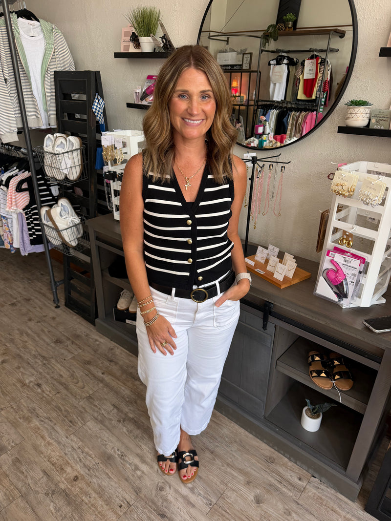 Mariah Striped Vest
