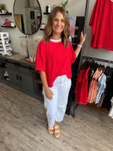 Load image into Gallery viewer, Kennedy Polka Dot Oversized Top