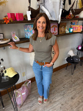 Load image into Gallery viewer, Lydia Olive Cap Sleeve Top