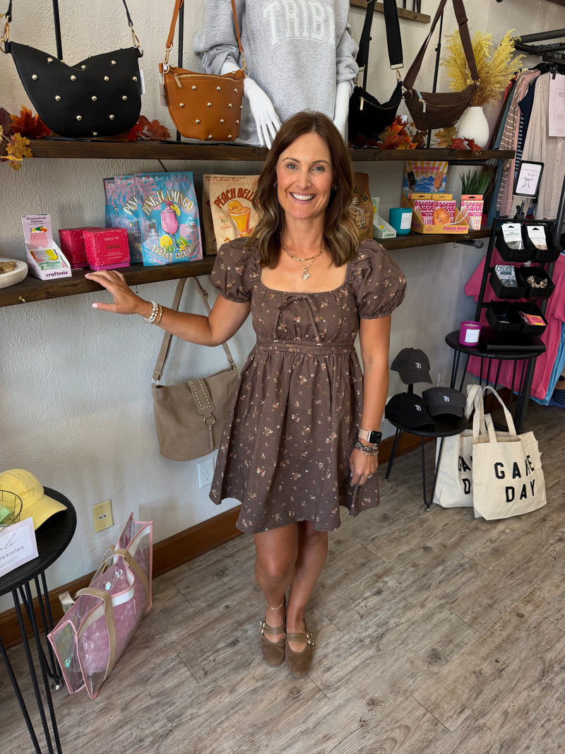 Brynlee Ditsy Floral Dress