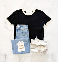 Load image into Gallery viewer, Ayla Scalloped Hem Top