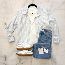 Load image into Gallery viewer, Cali Ivory Blue Top