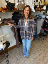 Load image into Gallery viewer, Jolie Plaid Boxy Button Down Shirt