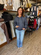Load image into Gallery viewer, Valery Striped French Terry Hoodie