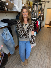 Load image into Gallery viewer, Alicia Taupe Leopard Cardi