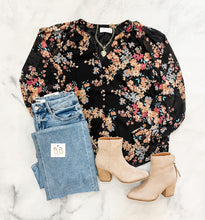 Load image into Gallery viewer, Aura Floral Print Blouse